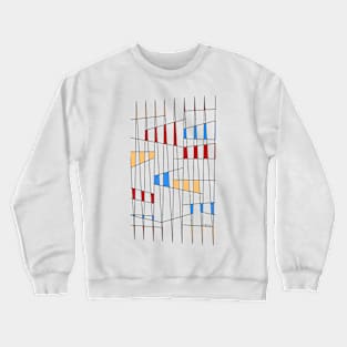 Geometric mural Crewneck Sweatshirt